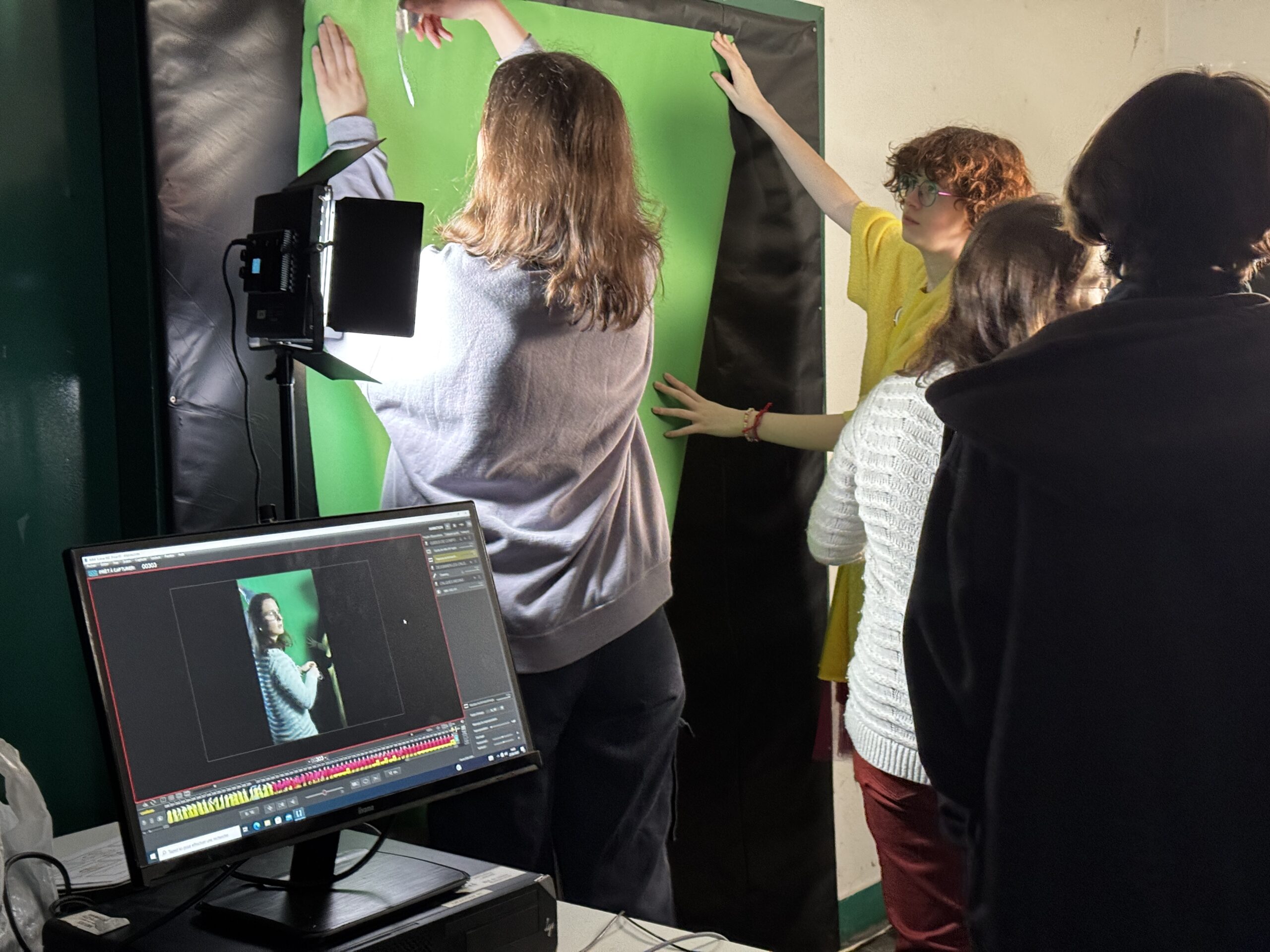 Utilisation d’un plateau fond vert