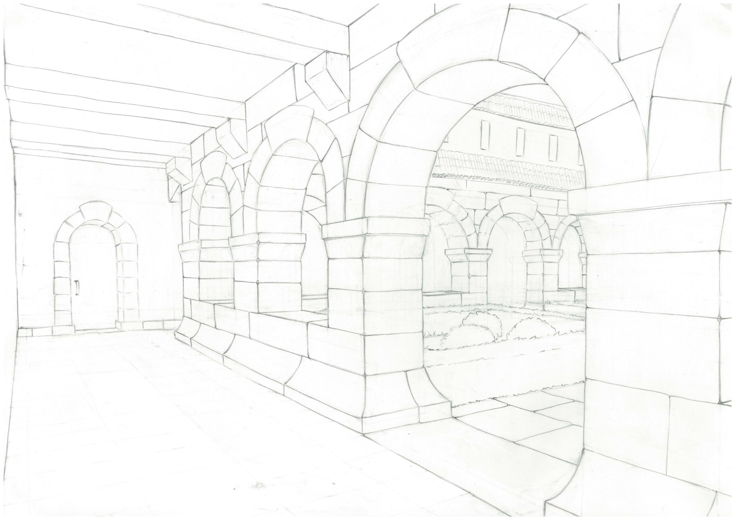 Exercice de perspective — Bénédicte Grange