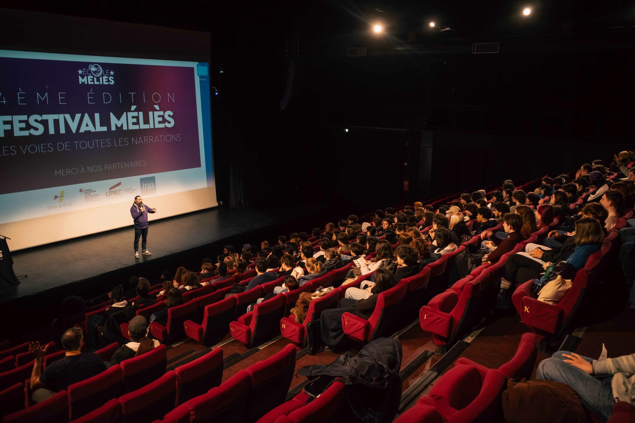 Illustration du Festival Méliès organisé par l'École Méliès à Orly — rencontre annuelle de professionnels du cinéma et de l'image
