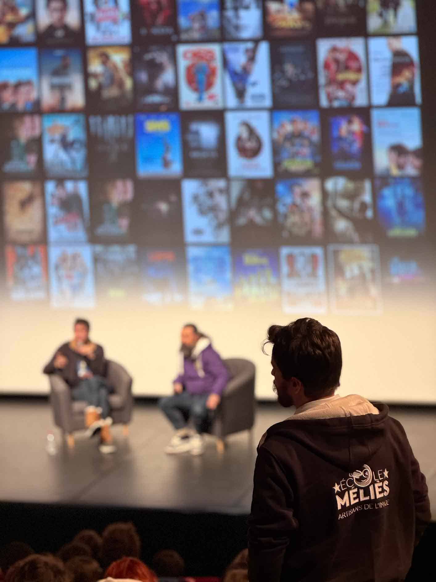 Intervenant professionnel du cinéma en cours à l'École Méliès